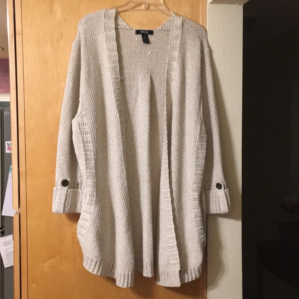 Style & Co open front sweater